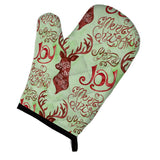 Caroline'S Treasures Merry Christmas Joy Reindeer Decorated Oven Mitt, 12 X 8.5, Multicolor