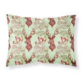 Caroline'S Treasures Merry Christmas Joy Reindeer Pillowcase, Standard, Multicolor