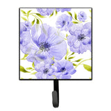 Caroline'S Treasures Watercolor Blue Flowers Wall Hook, Small, Multicolor