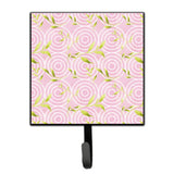 Caroline'S Treasures Geometric Circles On Pink Watercolor Wall Hook, Small, Multicolor