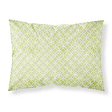 Caroline'S Treasures Geometric Circles On Green Watercolor Pillowcase, Standard, Multicolor