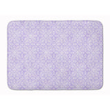 Caroline'S Treasures Geometric Circles On Purple Watercolor Floor Mat, 19 H X 27 W, Multicolor