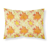Caroline'S Treasures Fall Leaves Scattered Printed, Polyester, 250 Thread Count, Envelope Closure Pillowcase, Standard, Multic
