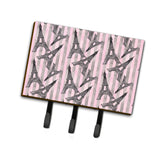 Caroline'S Treasures Watercolor Eiffel Tower And Stripes Wall Hook, Triple, Multicolor