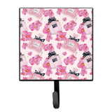 Caroline'S Treasures Watercolor Pink Flowers And Perfume Wall Hook, Small, Multicolor