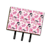Caroline'S Treasures Watercolor Pink Flowers And Perfume Wall Hook, Triple, Multicolor