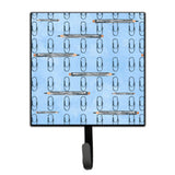 Caroline'S Treasures Watercolor Organized Paper Clips Blue Wall Hook, Small, Multicolor