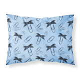 Caroline'S Treasures Watercolor Paper Clips Blue Printed, Polyester, 250 Thread Count, Envelope Closure Pillowcase, Standard,