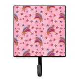Caroline'S Treasures Watercolor Shooting Stars On Pink Wall Hook, Small, Multicolor