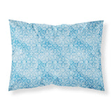 Caroline'S Treasures Watercolor Geometric Circle On Blue Pillowcase, Standard, Multicolor