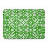 Caroline'S Treasures Watercolor Geometric Circle On Green Floor Mat, 19 H X 27 W, Multicolor