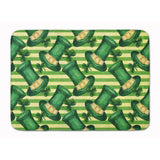 Caroline'S Treasures Watercolor St Patrick'S Day Leprechaun Hat Floor Mat, 19 H X 27 W, Multicolor