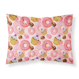 Caroline'S Treasures Watercolor Sweet Pastries Printed, Polyester, 250 Thread Count, Envelope Closure Pillowcase, Standard, Mu