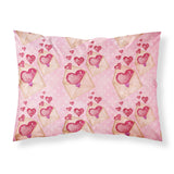 Caroline'S Treasures Watercolor Pink Love Letter Pillowcase, Standard, Multicolor