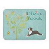 Caroline'S Treasures Welcome Friends Bernese Mountain Dog Floor Mat, 19Hx27W, Multicolor