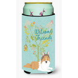Caroline'S Treasures Welcome Friends Collie Decorative Can Hugger, Tall Boy, Multicolor