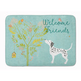 Caroline'S Treasures Welcome Friends Dalmatian Floor Mat, 19Hx27W, Multicolor