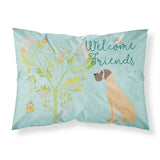Caroline'S Treasures Welcome Friends Ears Fawn Dane Natural Pillowcase, Standard