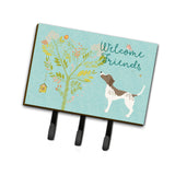 Caroline'S Treasures Welcome Friends Gun Dog Wall Hook, Triple, Multicolor