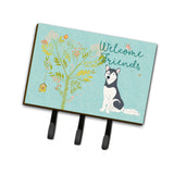 Caroline'S Treasures Welcome Friends Siberian Husky Wall Hook, Triple