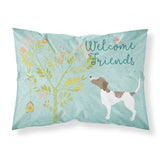 Caroline'S Treasures Welcome Friends Pointer Printed, Polyester Envelope Closure Pillowcase, Standard, Multicolor