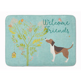 Caroline'S Treasures Welcome Friends Beagle Floor Mat, 19Hx27W, Multicolor