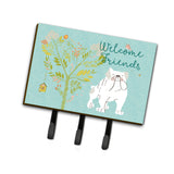Caroline'S Treasures Welcome Friends English Bulldog White Wall Hook, Triple