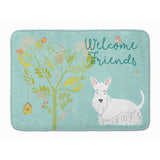 Caroline'S Treasures Welcome Friends White Scottish Terrier Floor Mat, 19Hx27W, Multicolor
