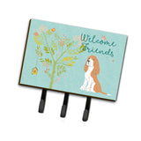 Caroline'S Treasures Welcome Friends Gold Springer Spaniel Wall Hook, Triple, Multicolor
