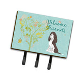 Caroline'S Treasures Welcome Friends Brown Springer Spaniel Wall Hook, Triple, Multicolor