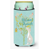 Caroline'S Treasures Welcome Friends Italian Greyhound Decorative Can Hugger, Tall Boy, Multicolor