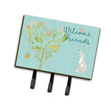 Caroline'S Treasures Welcome Friends Italian Greyhound Wall Hook, Triple