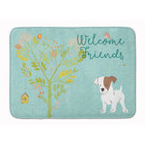 Caroline'S Treasures Friends Terrier Welcome Jack Russell Puppy Floor Mat, 19Hx27W, Multicolor