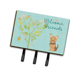 Caroline'S Treasures Welcome Friends Yorkie Wall Hook, Triple