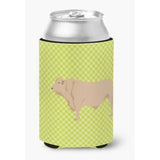 Caroline'S Treasures Charolais Cow Green Decorative Can Hugger, Multicolor