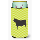 Caroline'S Treasures Black Angus Cow Green Decorative Can Hugger, Tall Boy, Multicolor