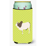 Caroline'S Treasures Malvi Cow Green Decorative Can Hugger, Tall Boy, Multicolor