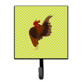 Caroline'S Treasures Malaysian Serama Chicken Green Wall Hook, Small, Multicolor