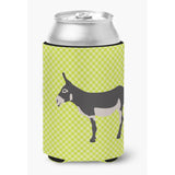 Caroline'S Treasures American Mammoth Jack Donkey Green Decorative Can Hugger, Multicolor