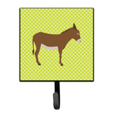 Caroline'S Treasures Cotentin Donkey Green Wall Hook, Small, Multicolor