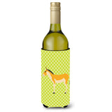 Caroline'S Treasures Turkmenian Kulan Donkey Green Decorative Bottle Hugger, 750 Ml, Multicolor