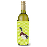 Caroline'S Treasures Rouen Duck Green Decorative Bottle Hugger, 750 Ml, Multicolor
