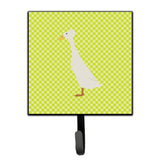 Caroline'S Treasures Bali Duck Green Wall Hook, Small, Multicolor