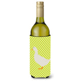 Caroline'S Treasures American Pekin Duck Green Decorative Bottle Hugger, 750 Ml, Multicolor