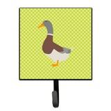 Caroline'S Treasures Saxony Sachsenente Duck Green Wall Hook, Small, Multicolor