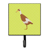 Caroline'S Treasures Indian Runner Duck Green Wall Hook, Small, Multicolor