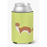 Caroline'S Treasures Weasel Green Decorative Can Hugger, Multicolor
