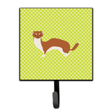 Caroline'S Treasures Weasel Green Wall Hook, Small, Multicolor