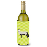 Caroline'S Treasures Silver Fox Green Decorative Bottle Hugger, 750 Ml, Multicolor