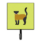 Caroline'S Treasures Yellow-Throated Marten Green Wall Hook, Small, Multicolor
